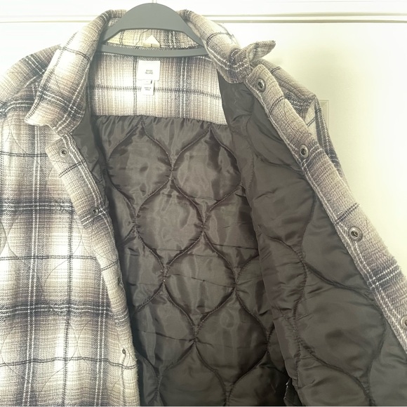 River Island Quilted Flannel Jacket Size: Large - Picture 3 of 4